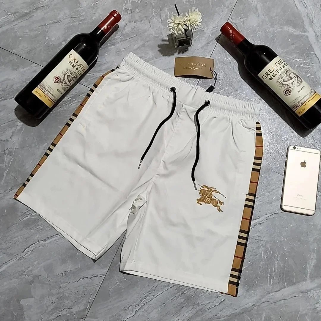 Burberry Vintage Check Stripe Shorts White