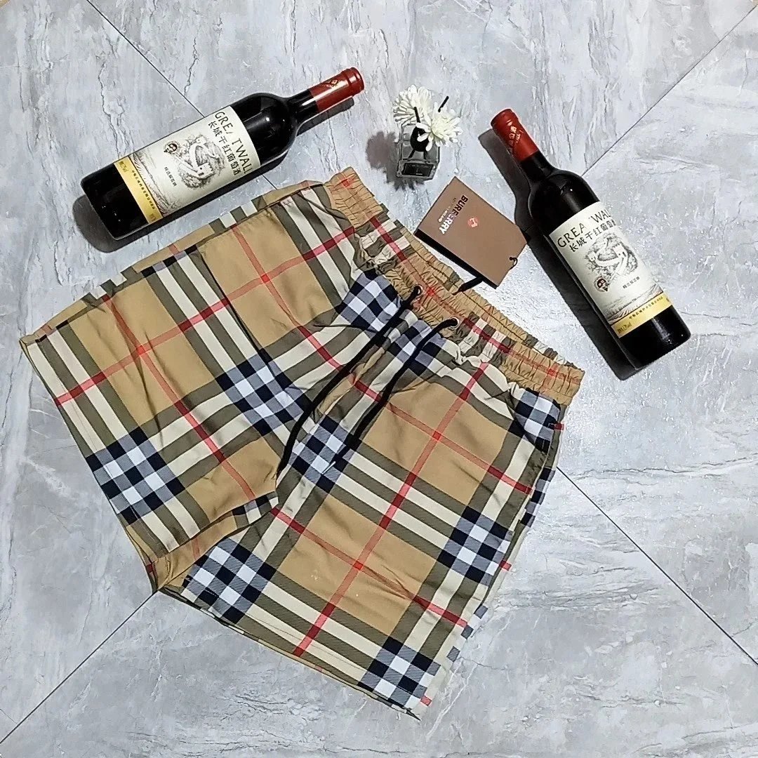 Burberry Vintage Check Stripe Shorts White