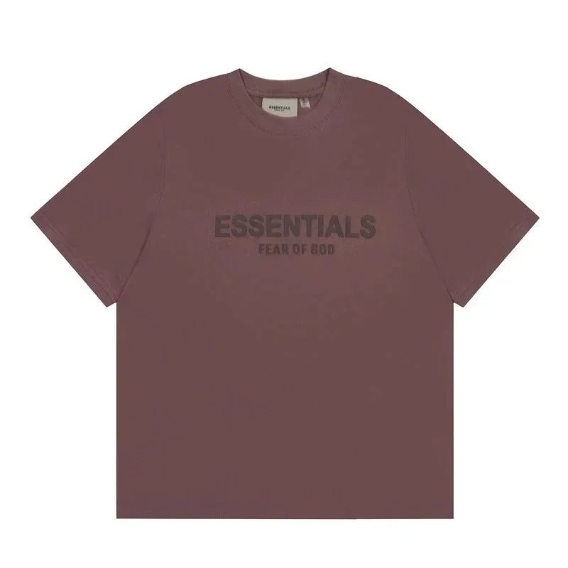 Fear of God Essentials Short-Sleeve T-Shirt 'Plum' (SS23)