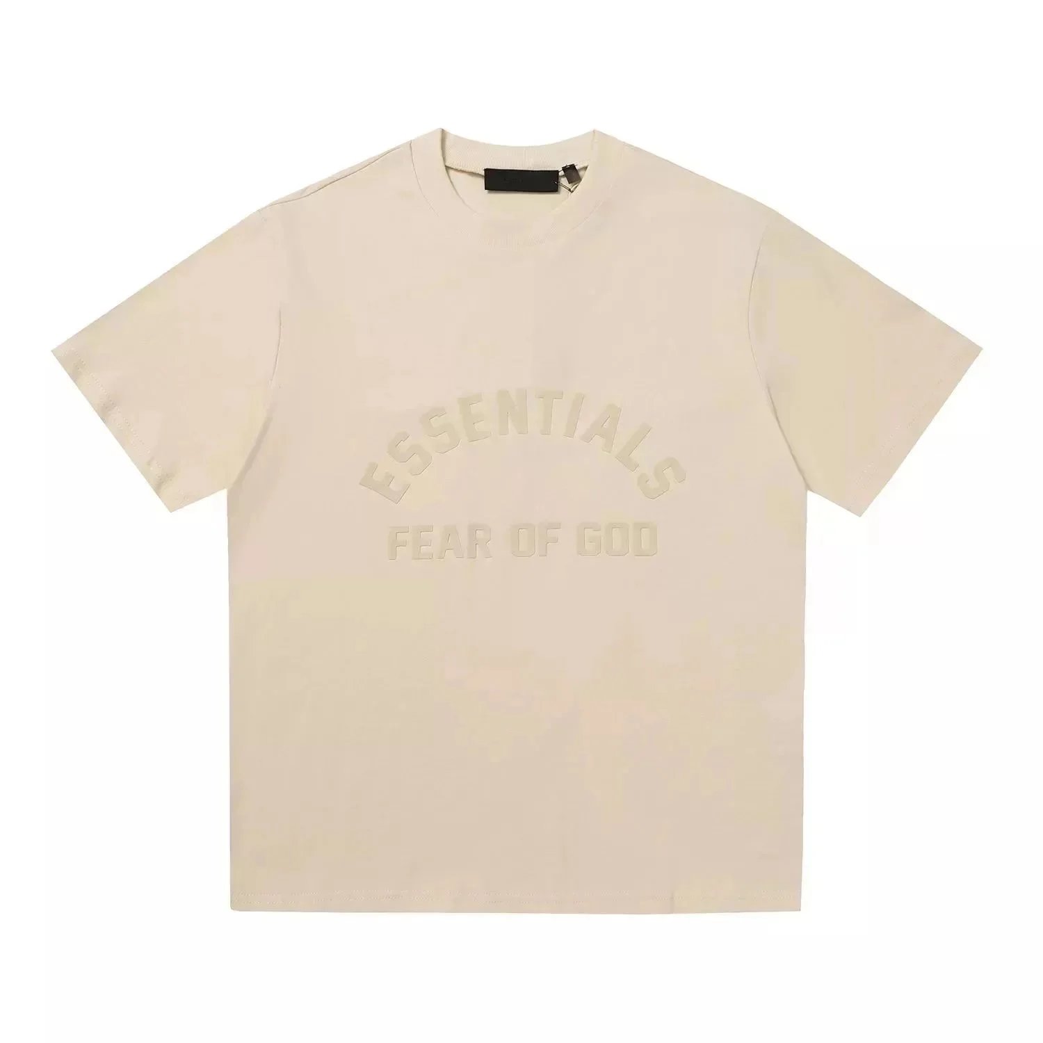 Fear of God Essentials Curved Logo T-Shirt 'Dusty Beige'