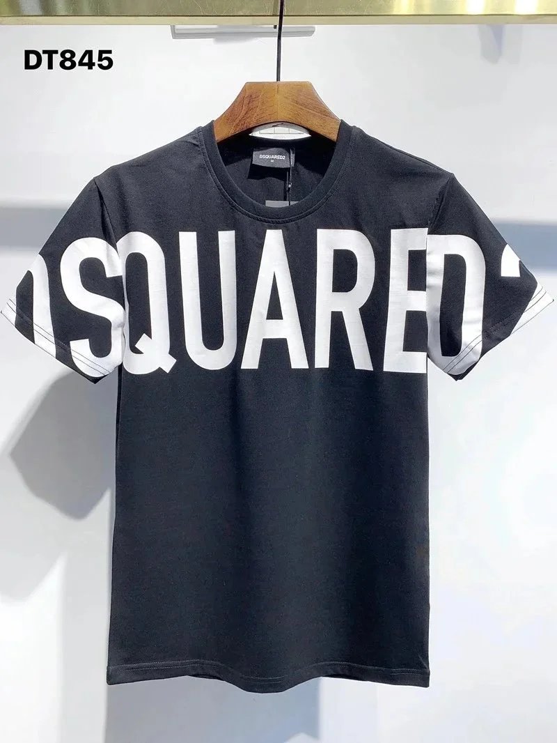 Dsquared2 Maple Leaf Big Logo T-Shirt Black/Red