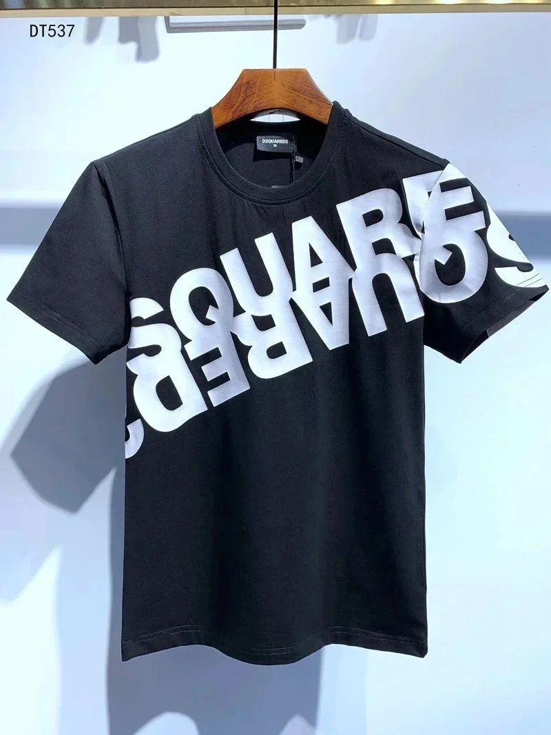 Dsquared2 Maple Leaf Big Logo T-Shirt Black/Red
