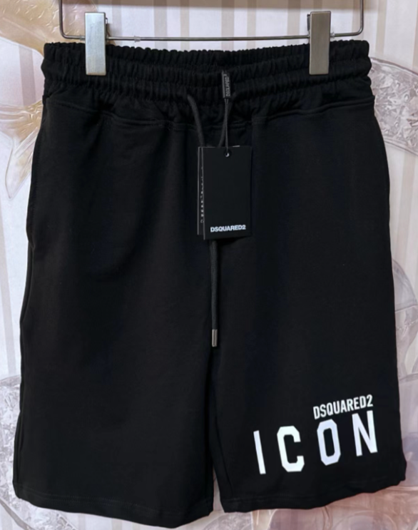 Dsquared2 Vertical Logo Icon Relax Shorts White
