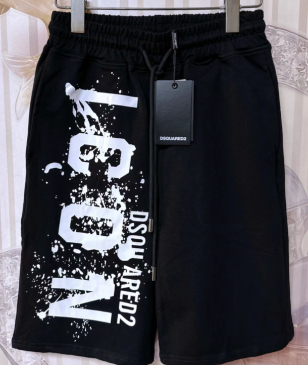 Dsquared2 Vertical Logo Icon Relax Shorts White