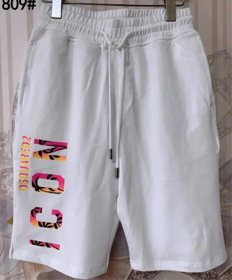Dsquared2 Vertical Logo Icon Relax Shorts White