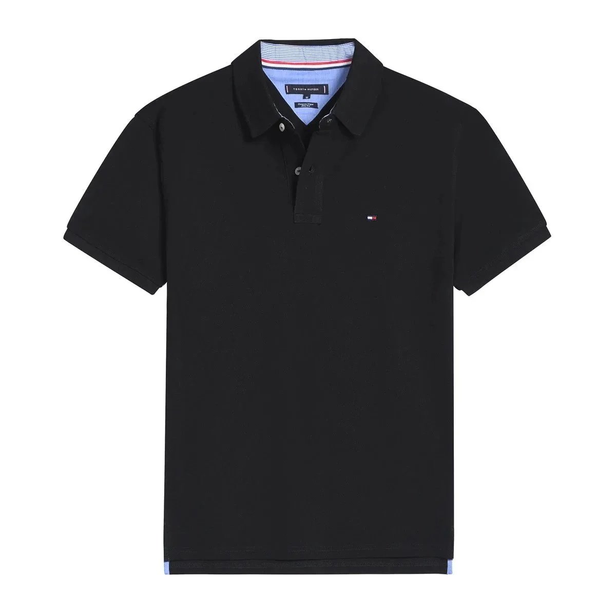 Tommy Hilfiger 1985 Slim Fit Piqué Polo Shirt Black