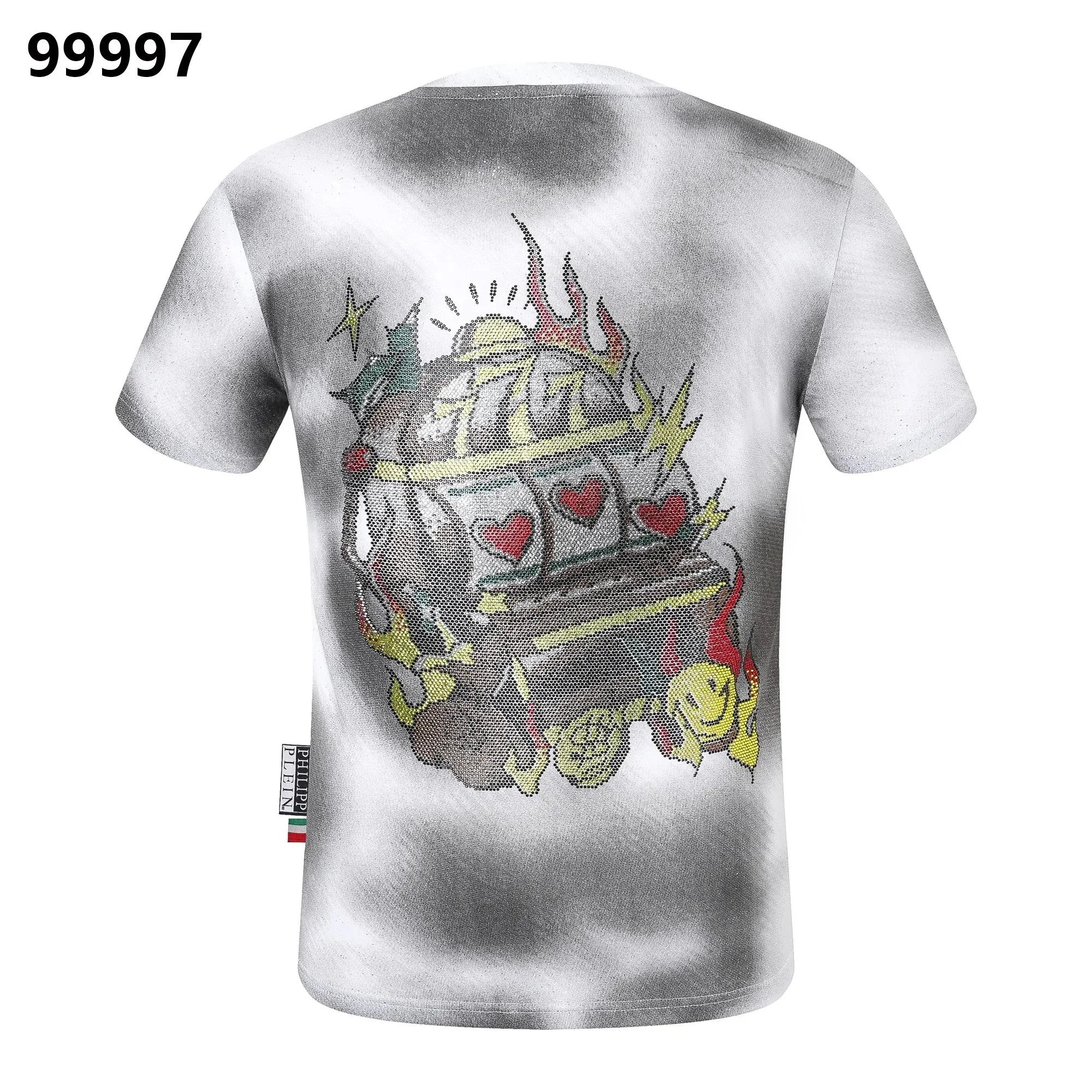 Philipp Plein Bipolar Skull T-Shirt Black