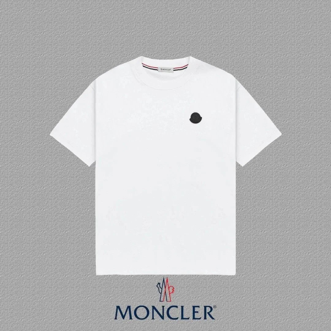 Moncler Grenoble Logo Print Cotton T-Shirt White