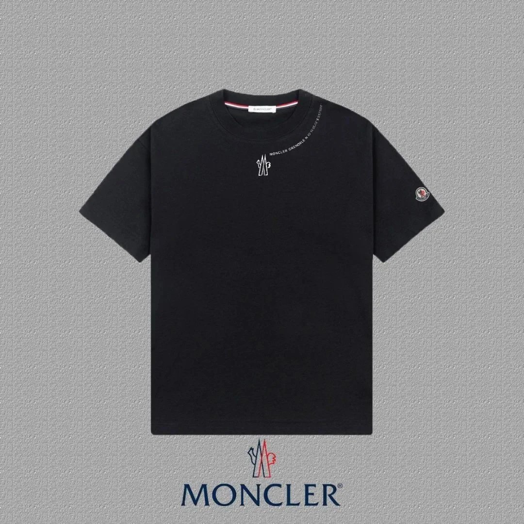 Moncler Grenoble Logo Print Cotton T-Shirt White