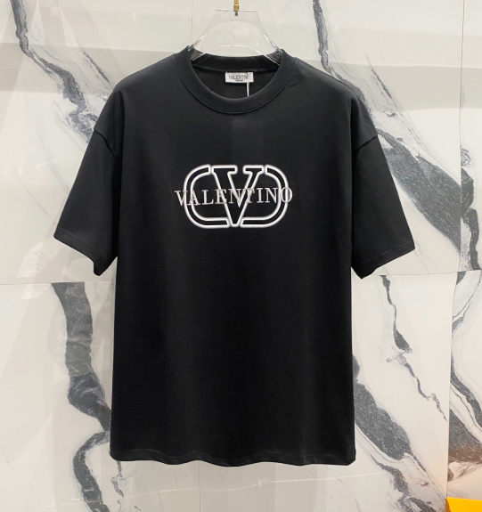 Valentino VLogo Shadow Print T-Shirt White