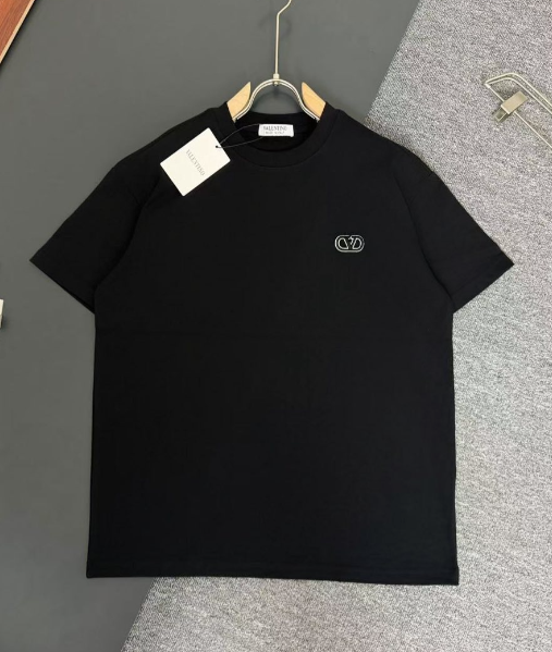 Valentino VLogo Shadow Print T-Shirt White
