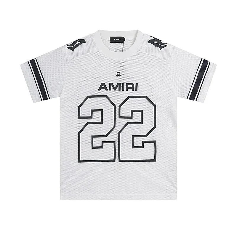 AMIRI 22 Mesh Skater Tee White