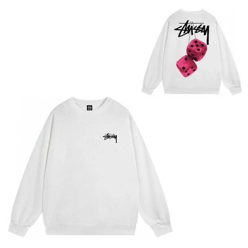 Stüssy Basic Crew White