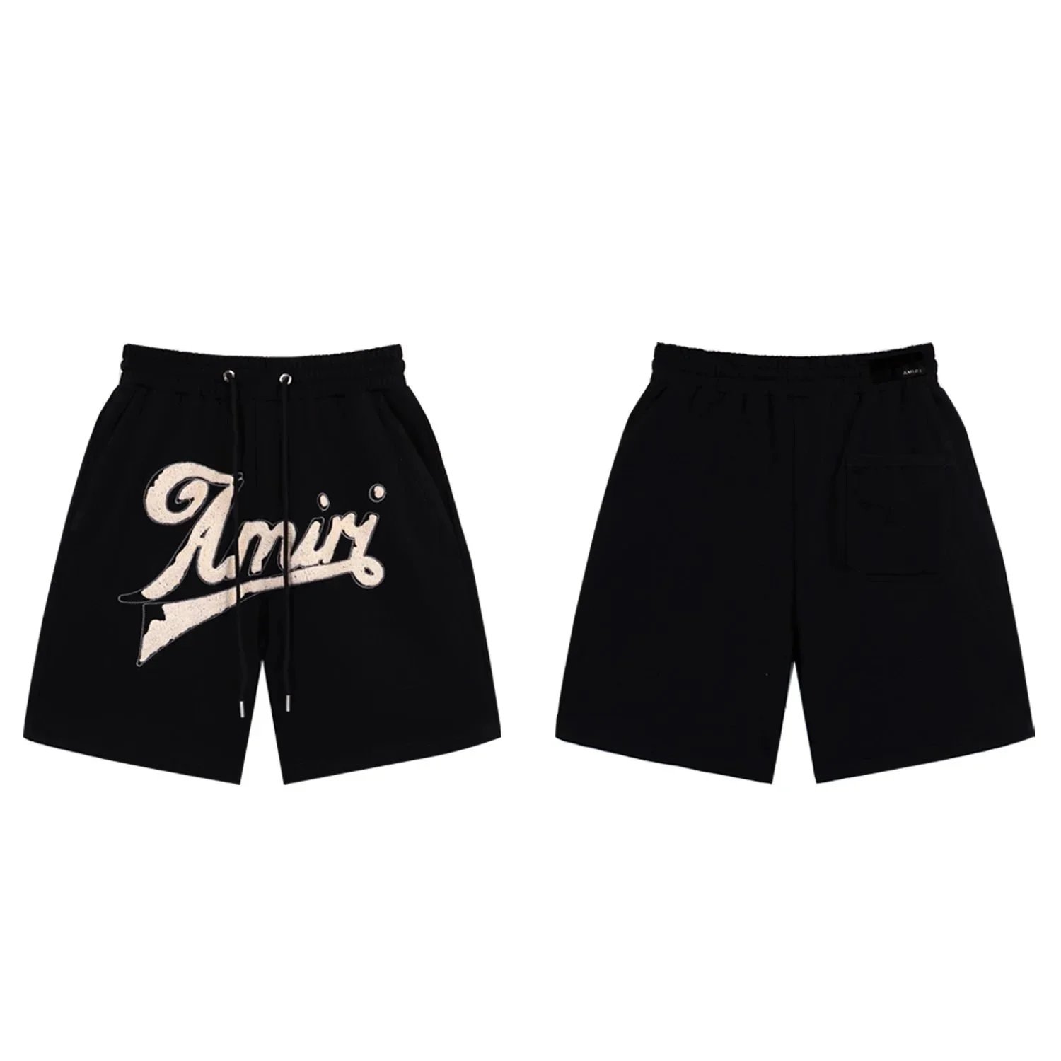 AMIRI Rainbow Drip Logo Swim Shorts Green
