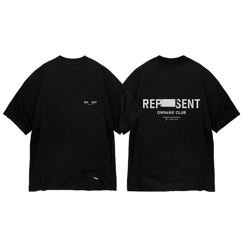 Represent Patron of the Club T-Shirt Flat White