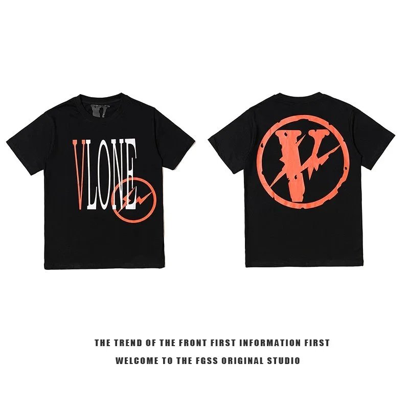 VLONE x Fragment Staple T-Shirt Black/Orange