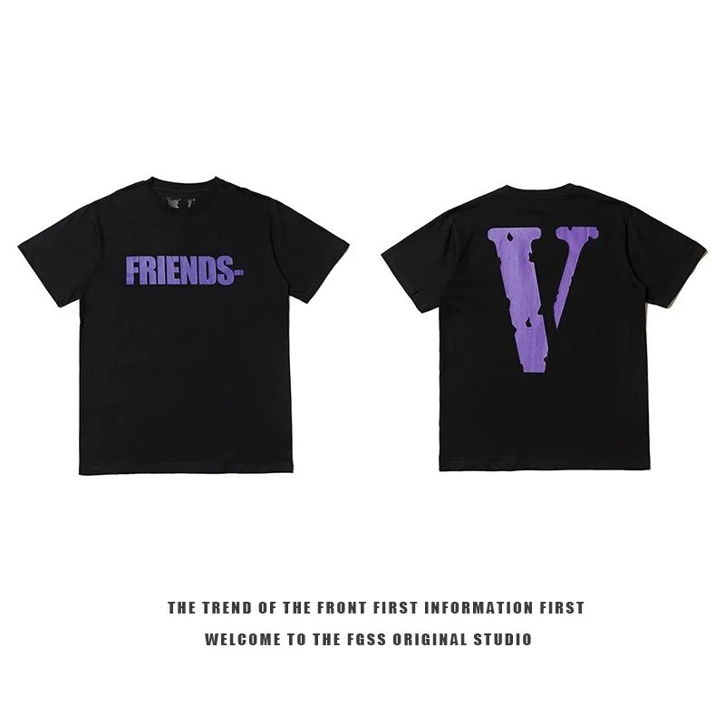 VLONE x Fragment Staple T-Shirt Black/Orange