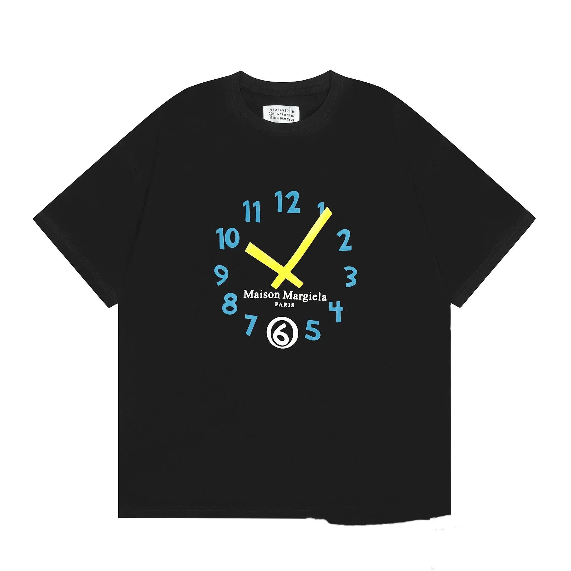 MM6 Maison Margiela Numeric Hearts Print T-Shirt Black