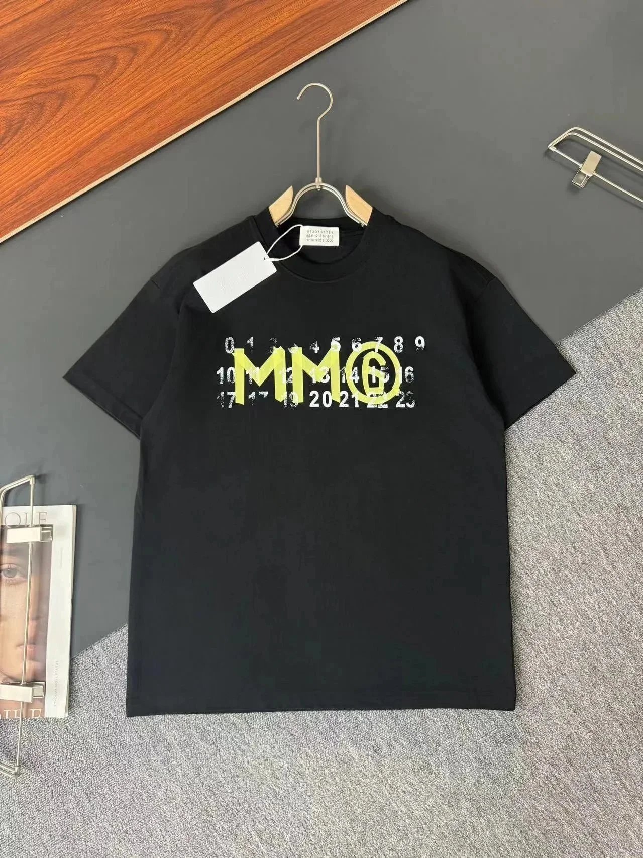 Maison Margiela Numbers Snake Logo T-Shirt White