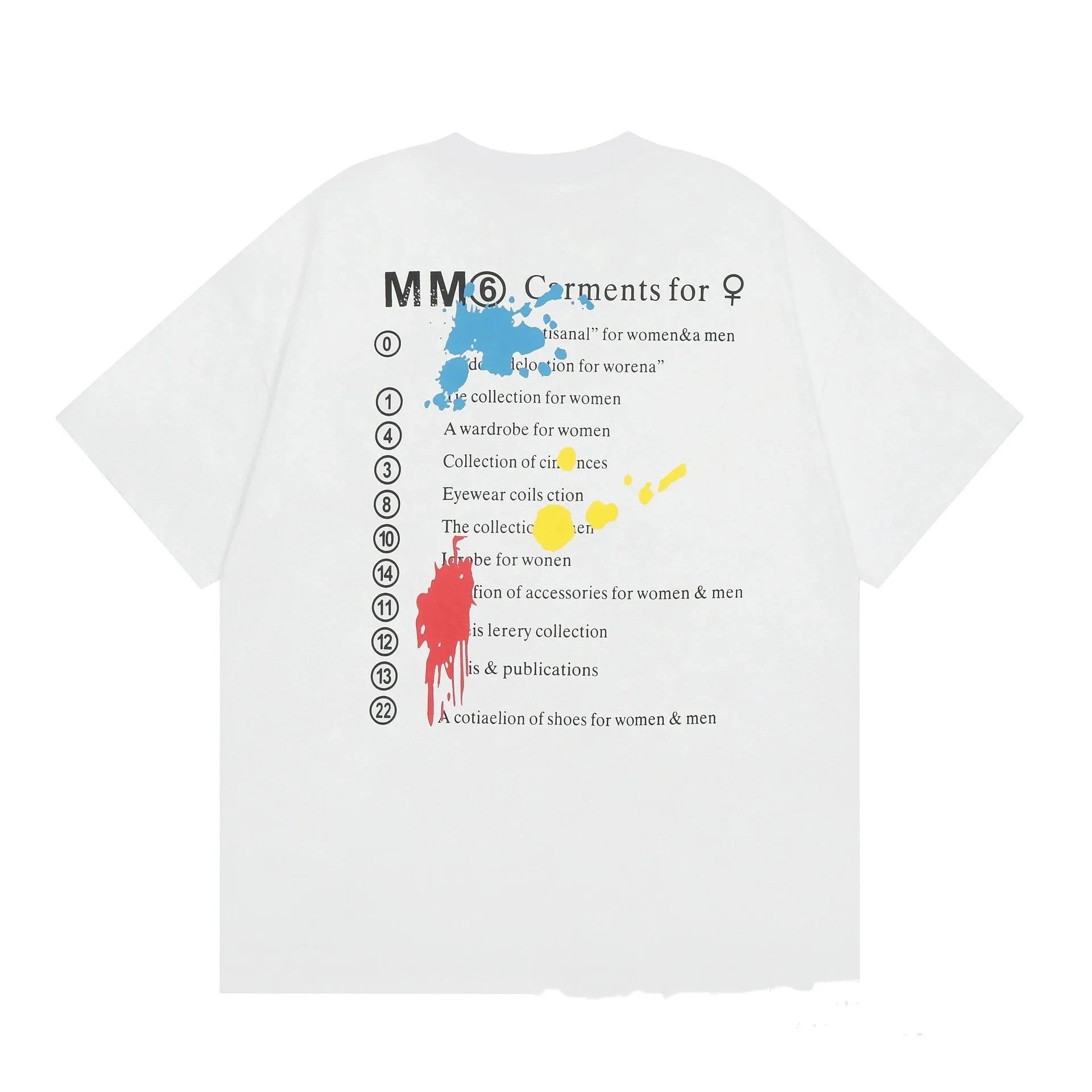 Maison Margiela 02-03 A/W Tabi Steps Graphic T-Shirt White