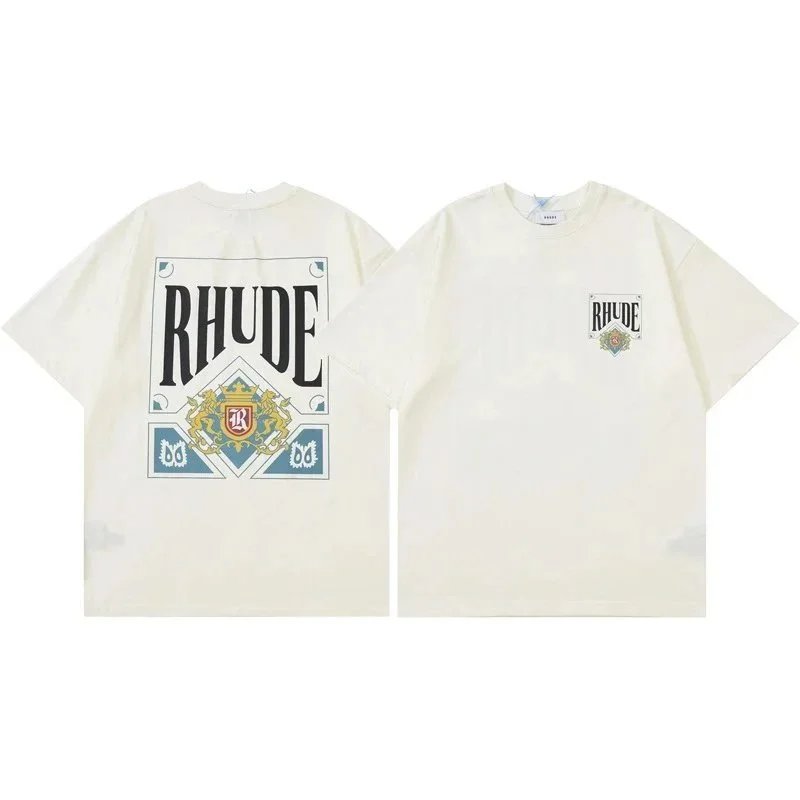 Rhude Playing Card Tee Vintage White