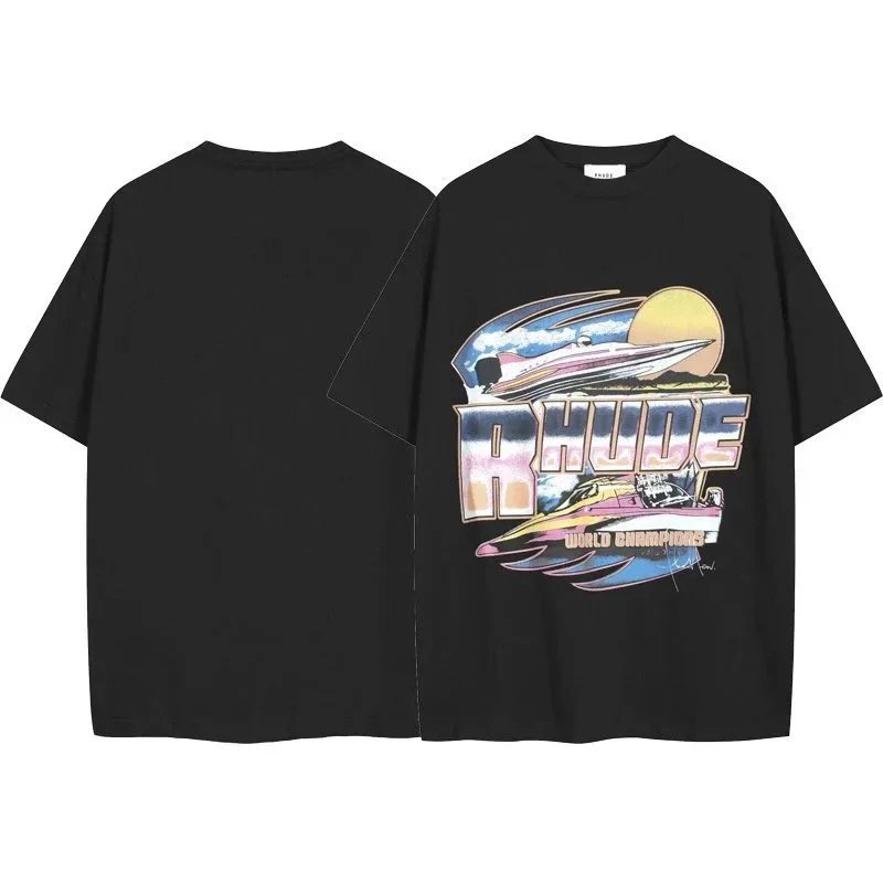 Rhude Playing Card Tee Vintage White