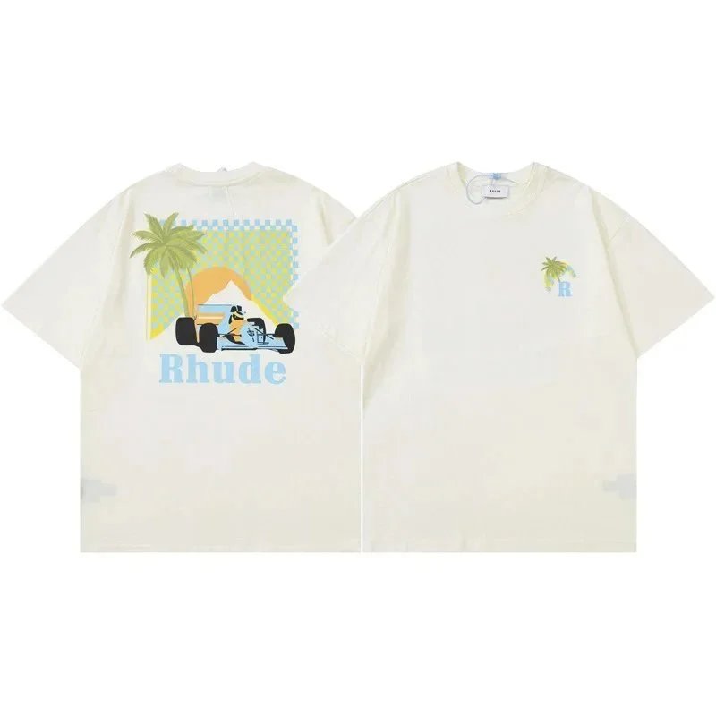 Rhude Playing Card Tee Vintage White