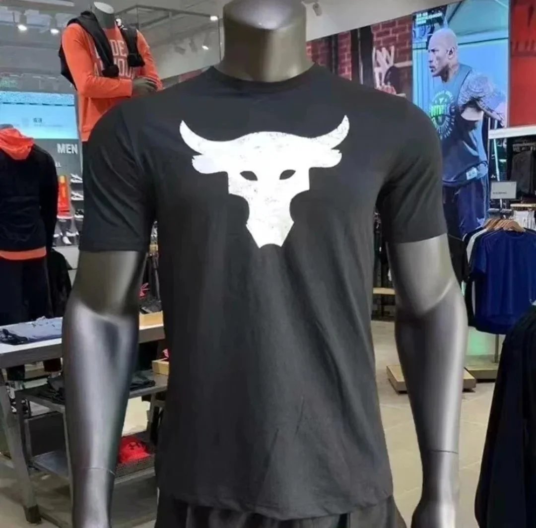 Under Armour UA Logo Wordmark Short Sleeve T-Shirt Black/White