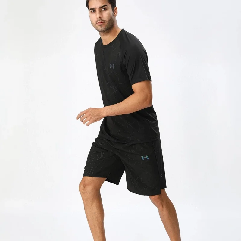Under Armour UA Logo Wordmark Short Sleeve T-Shirt Black/White