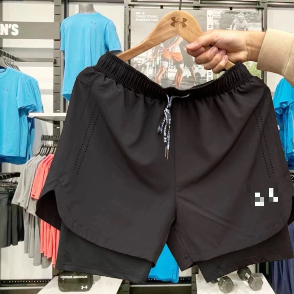 Under Armour 2-in-1 Running Shorts Black