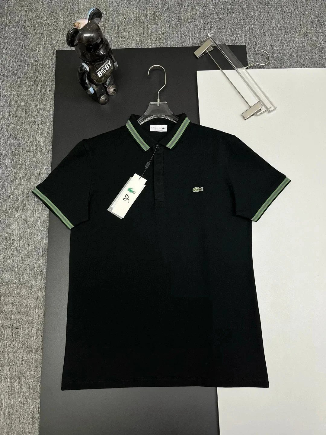 Lacoste Paris Badge Regular Fit Polo Shirt White