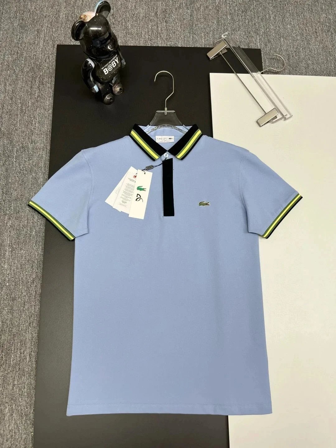 Lacoste Paris Badge Regular Fit Polo Shirt White