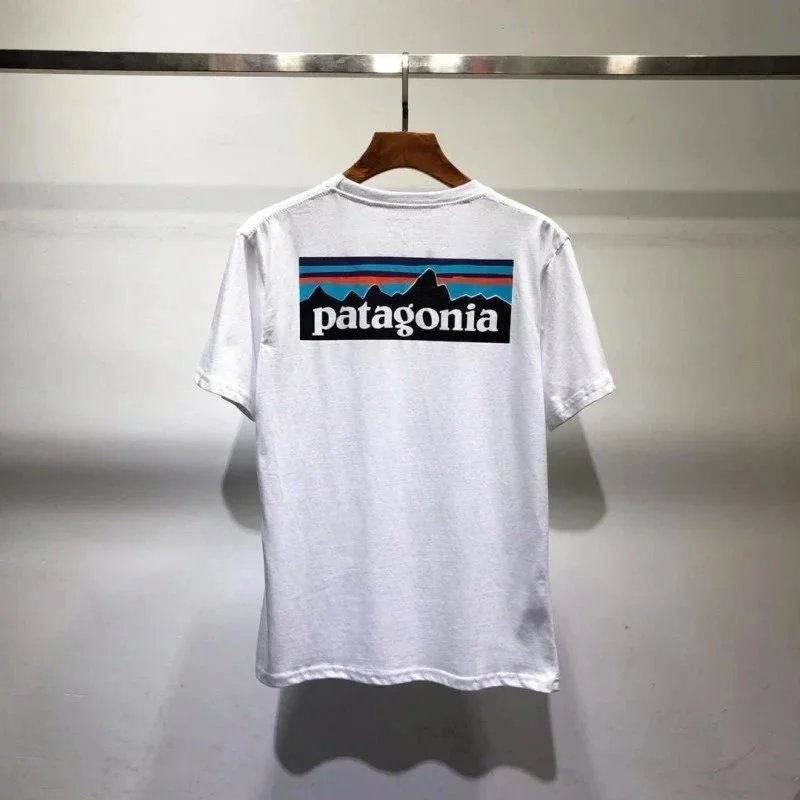 Patagonia Men's P-6 Logo Responsibili-Tee 'Sticker Pink'