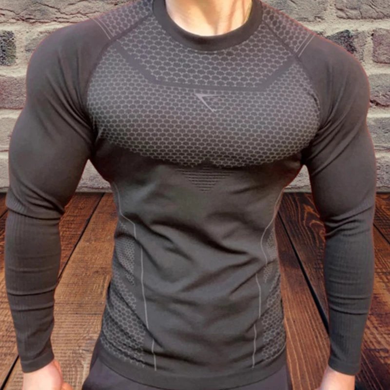 Gymshark Onyx 5.0 Seamless Long Sleeve T-Shirt Black