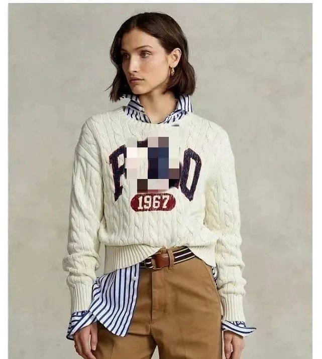 Polo Ralph Lauren Cowboy Polo Bear Intarsia Knit Sweater