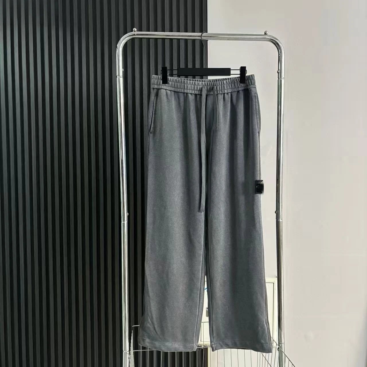 Stone Island Wide Leg Sweatpants Grey
