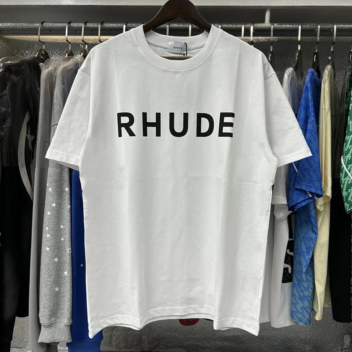Rhude Black Diamond T-Shirt White