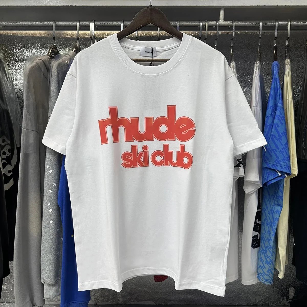 Rhude Black Diamond T-Shirt White