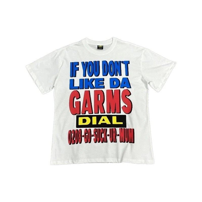 Corteiz 0208-Go-Suck-Ur-Mum Tee White