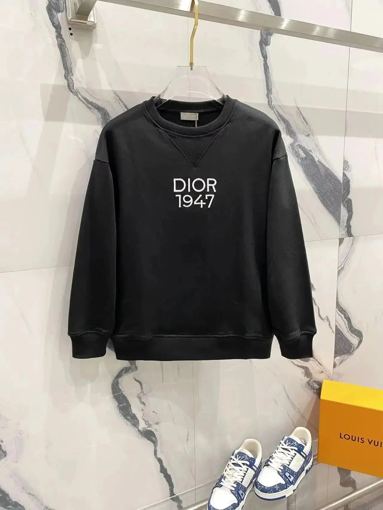 Dior CD Icon Hooded Sweatshirt Black