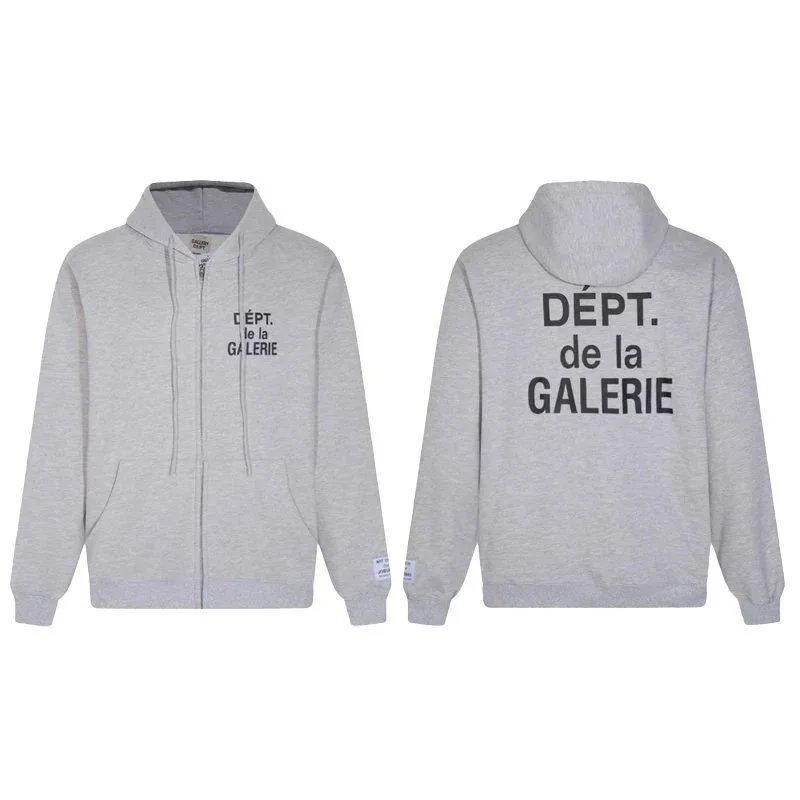 GALLERY DEPT. Logo Pullover Hoodie Black/Yellow