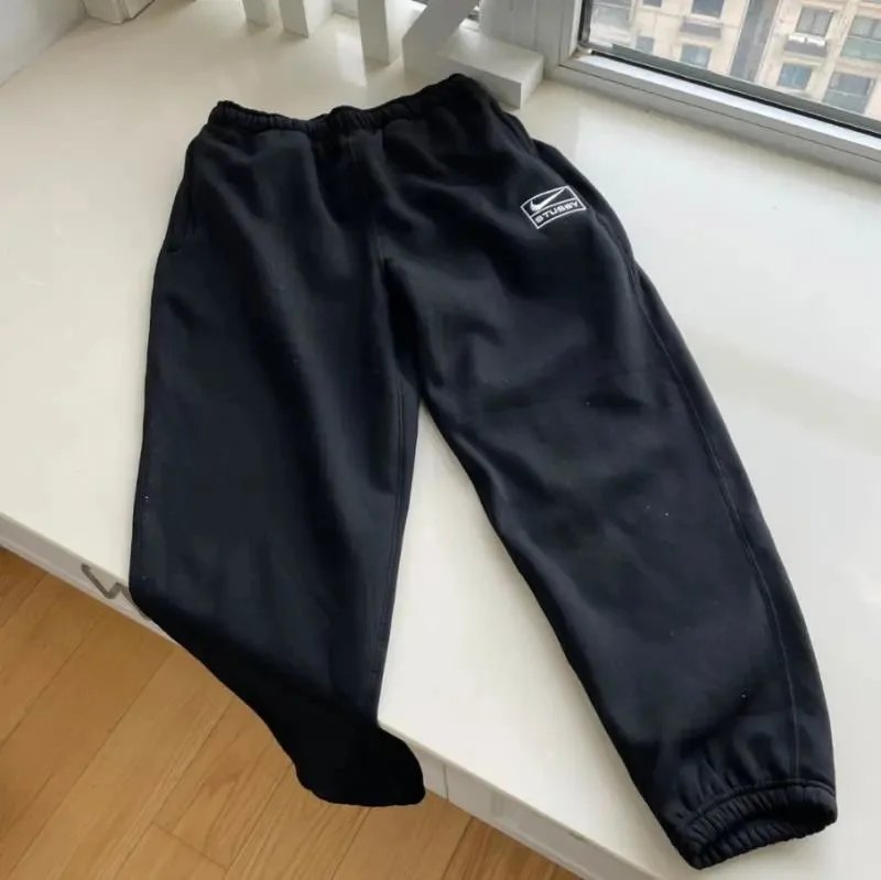 Nike x Stüssy NRG Stone Washed Full-Zip Fleece Hoodie Black