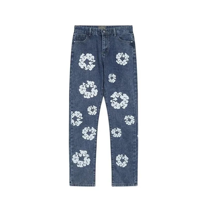 Denim Tears Cotton Wreath Denim Jacket Washed Blue
