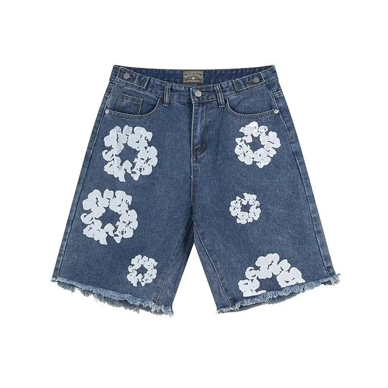 Denim Tears Cotton Wreath Denim Jacket Washed Blue