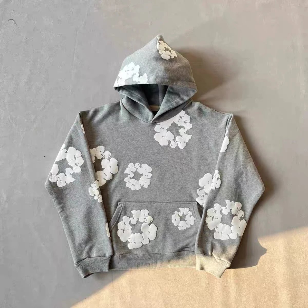 Denim Tears The Cotton Wreath Hoodie Grey