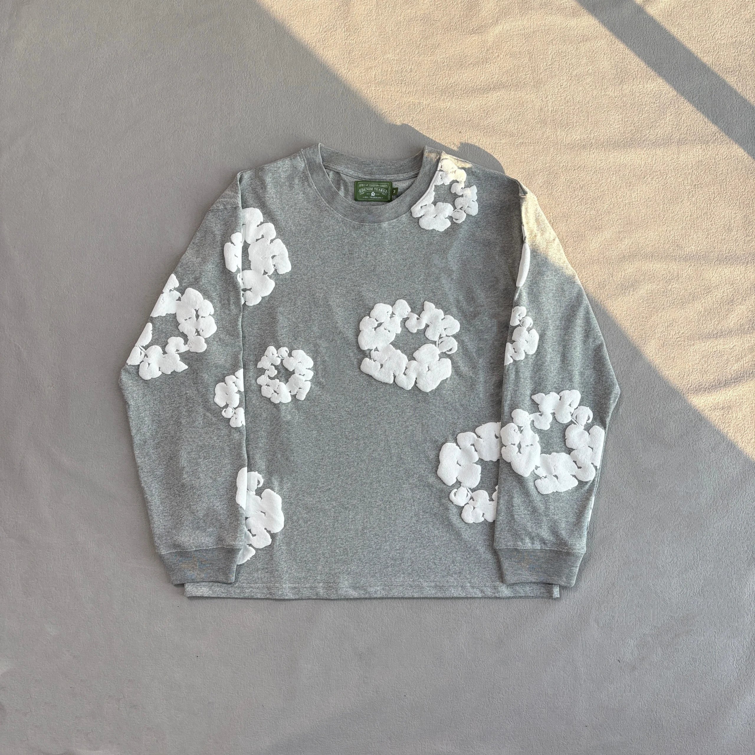 Denim Tears The Cotton Wreath Hoodie Grey