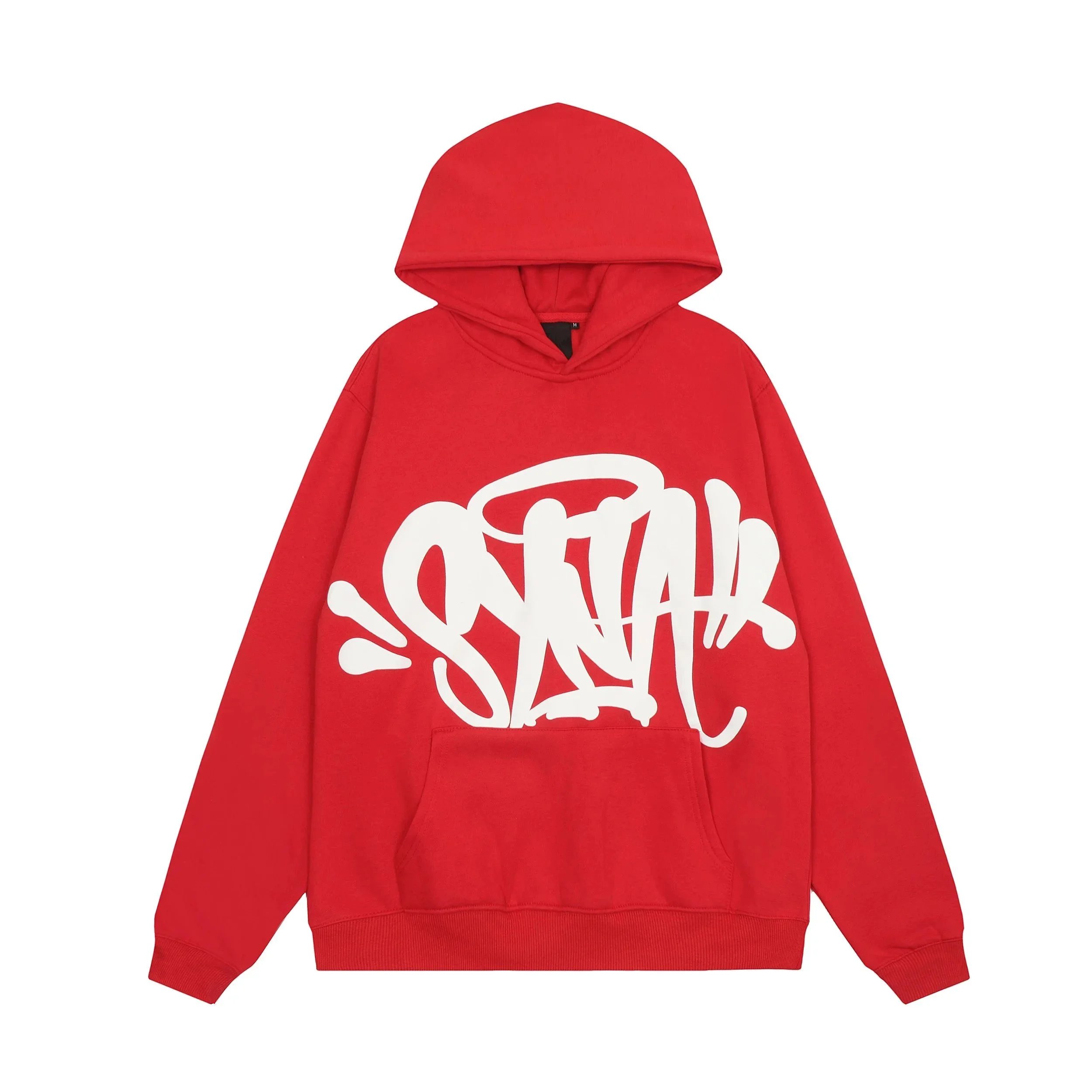 Syna World Graffiti Logo Hoodie Red/White