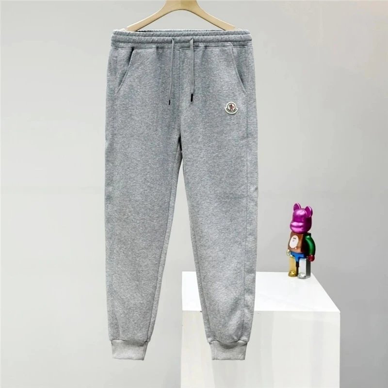 Moncler Logo Patch Sweatpants Grey
