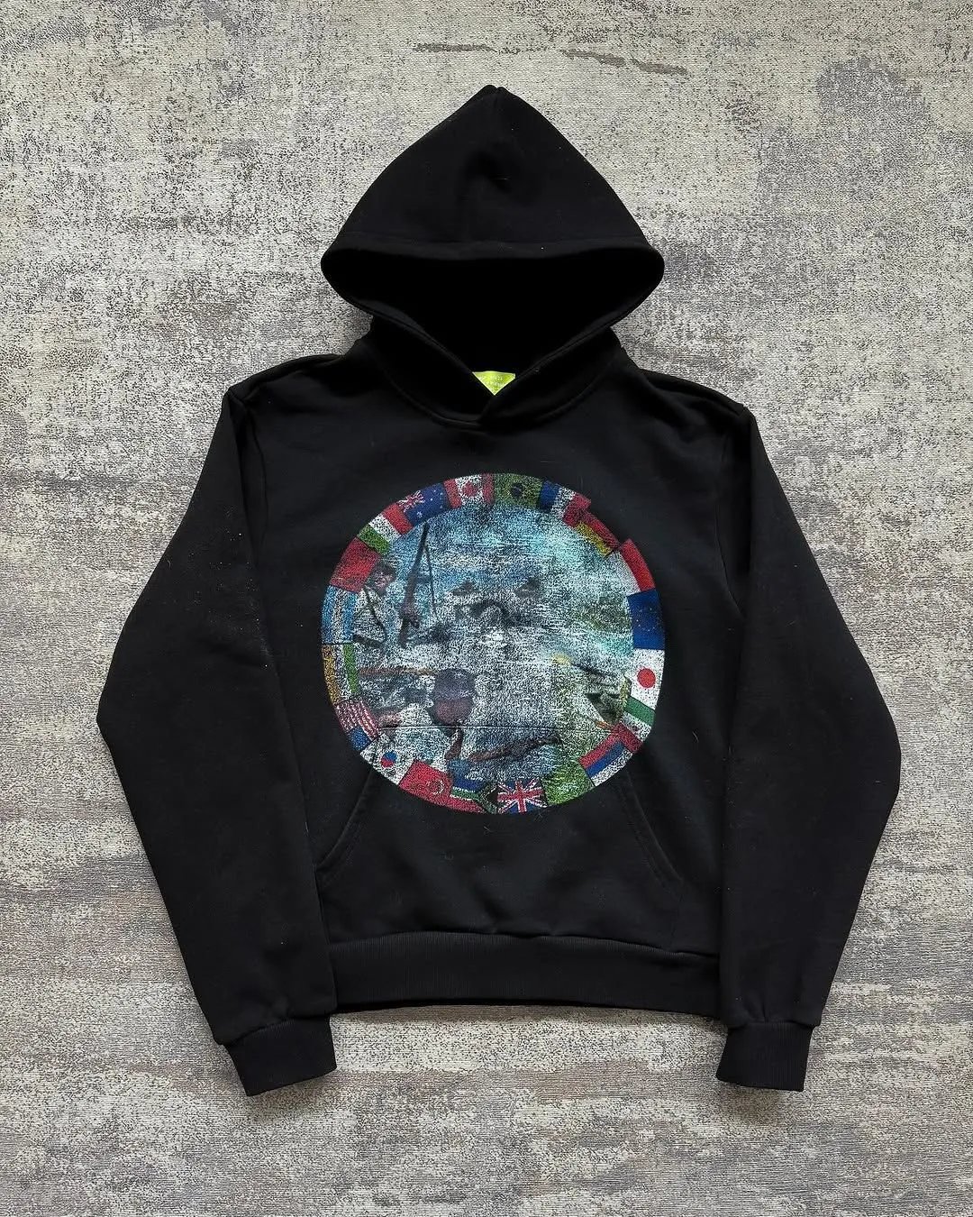 PeaceInWar Winter War Flags Hoodie Black