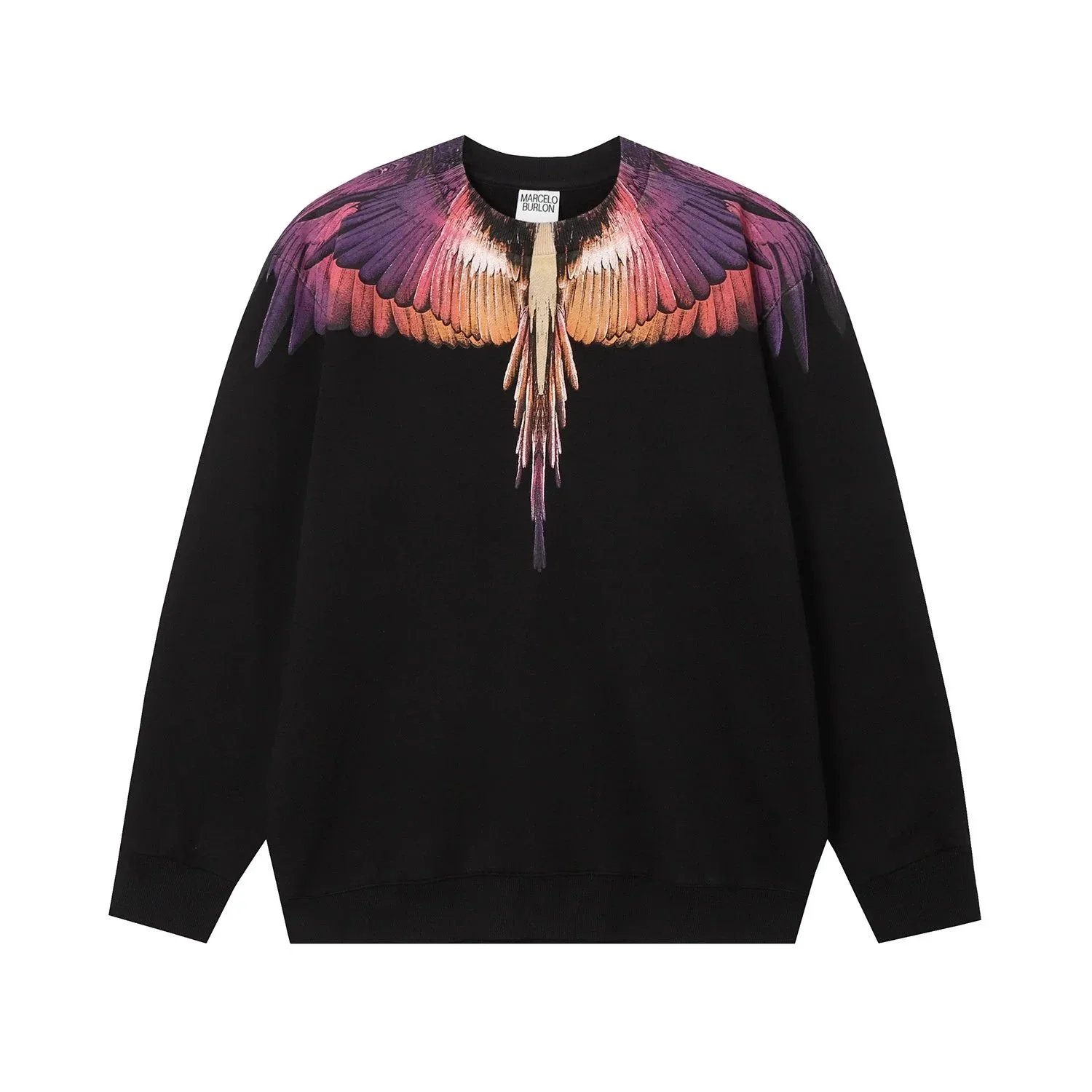 Marcelo Burlon County of Milan Icon Wings Crewneck Sweatshirt Black Multi